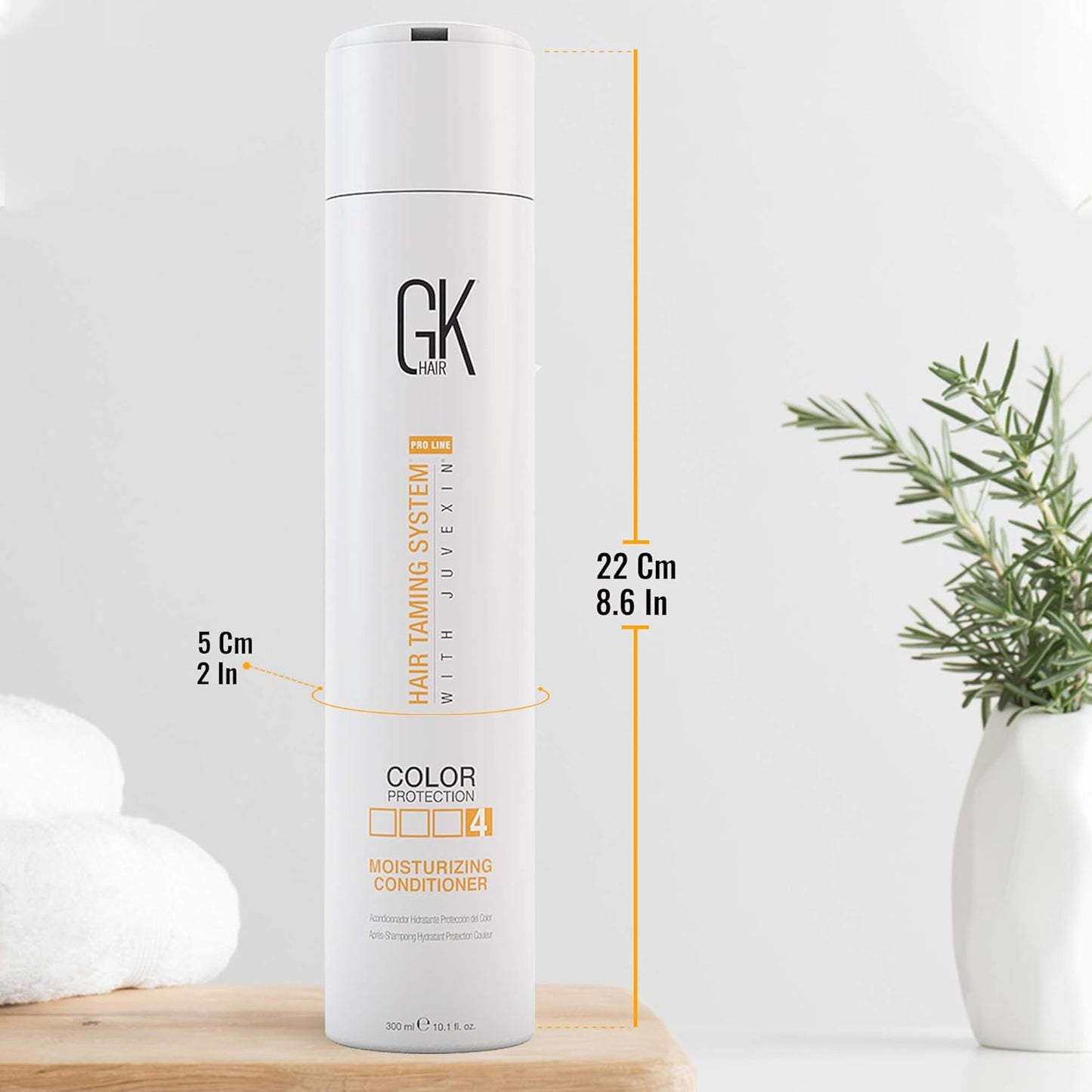 GK Hair Moisturizing Conditioner - Silver Bombshell for Blonde & Gray Hair | 10.1 fl. oz (300 ml)