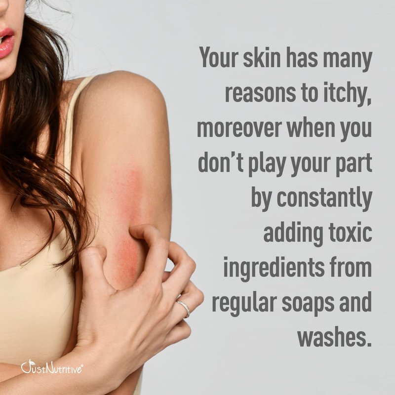Just Nutritive Skin Calming Body Wash | Best Body Wash for Your Skin | Natural Body Wash 16 oz