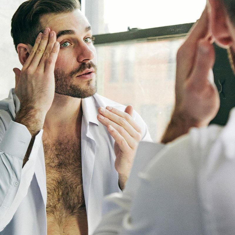 Brickell Men's Daily Anti-Aging Day and Night Serum Routine, With Plant Stem Cells, Vitamin E, and Protein Peptides, Unscented