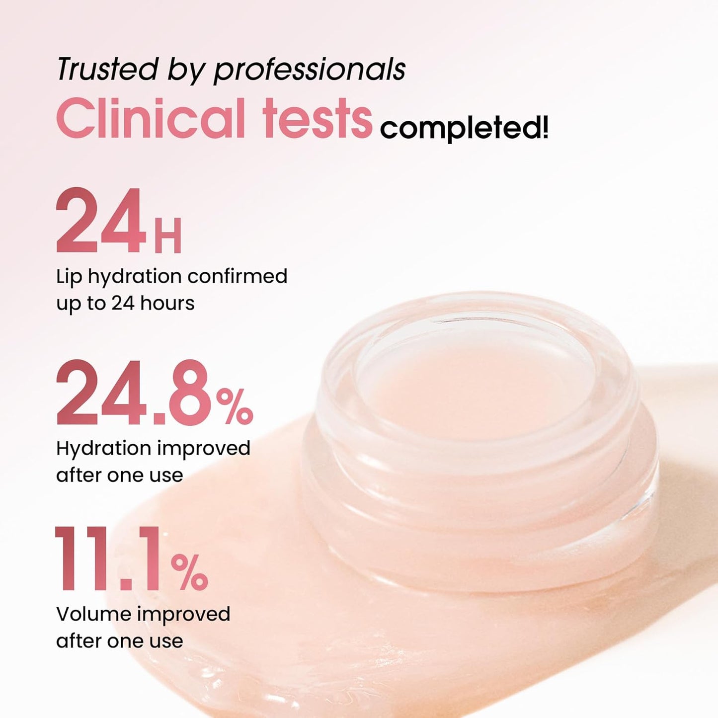 Collagen Glow Plumping Lip Mask - Non-Sticky Overnight Hydration with Collagen & Peptides | 6.3 g / 0.22 oz.
