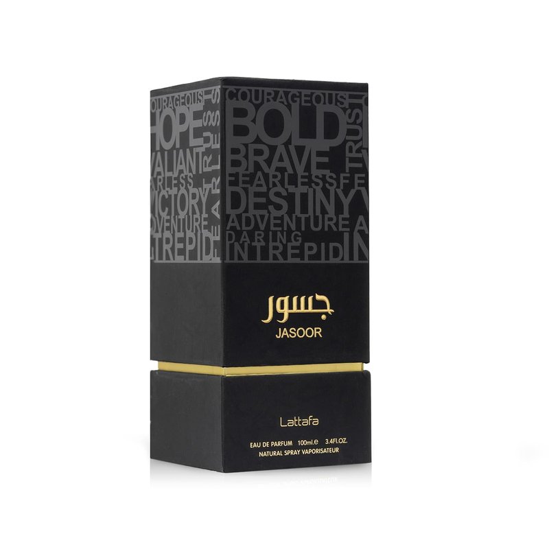 Lattafa Jasoor Eau De Parfum Spray for Men - Long-Lasting Fragrance, 3.4 Ounce