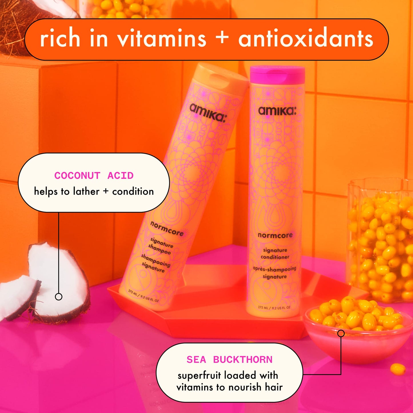 normcore signature conditioner, 500ml | amika