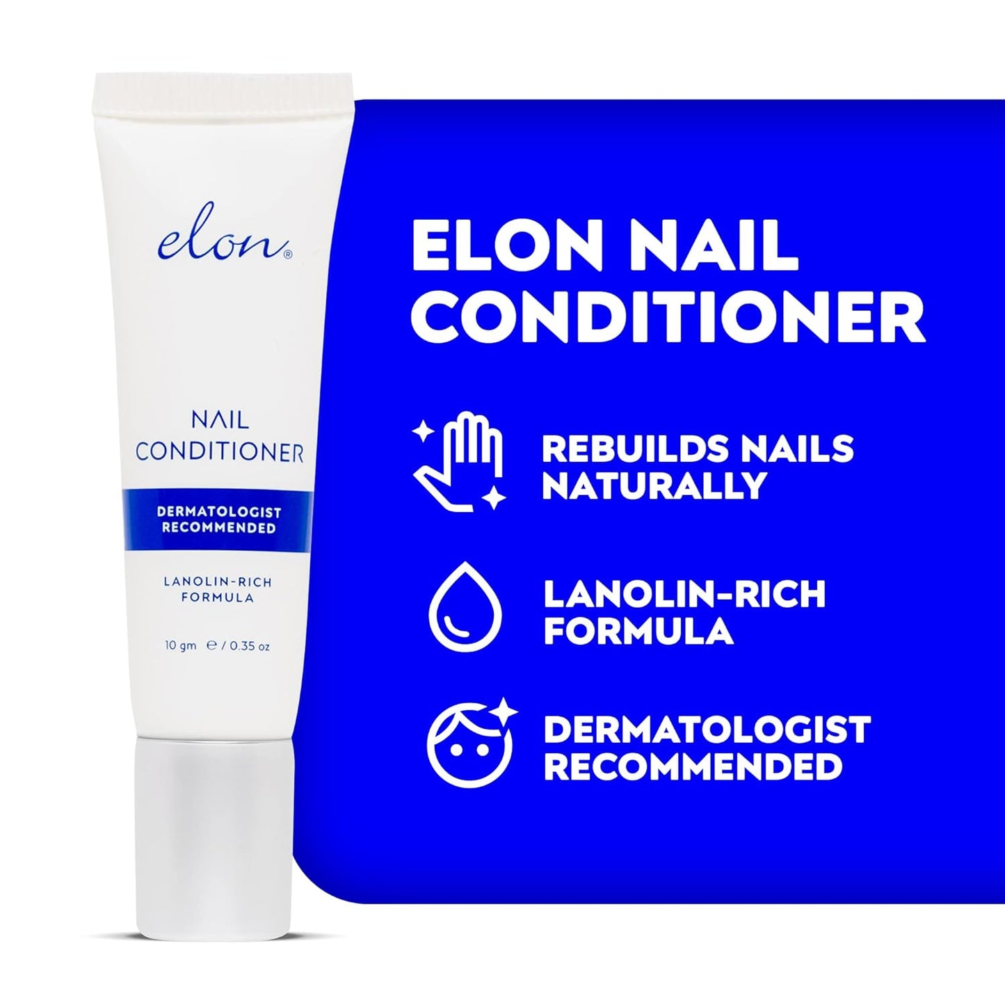 Elon Essentials Kit | Healthy Nail Conditioner & Cuticle Oil Set - Manicure Tools for Daily Strengthening & Moisturizing