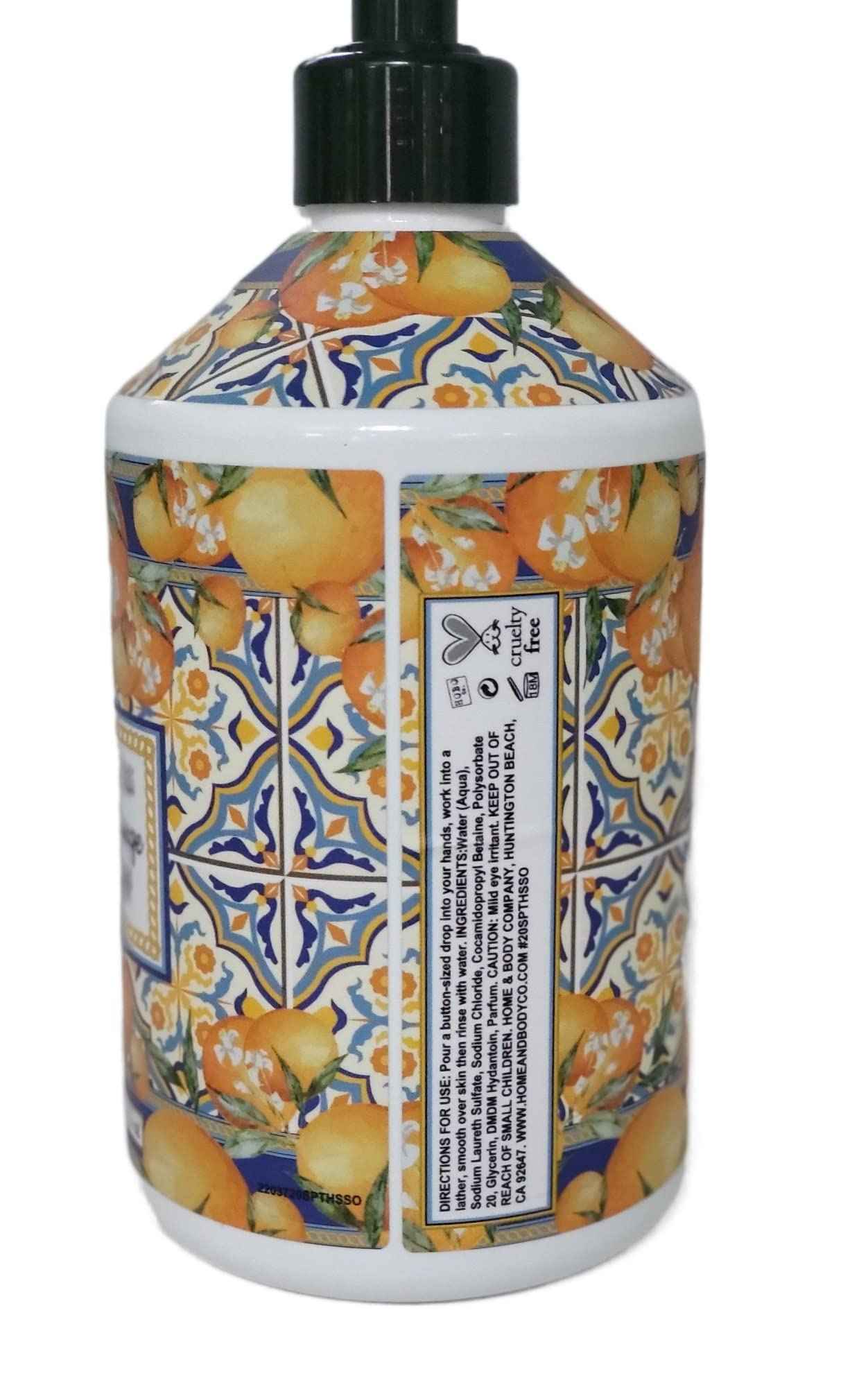 Hand Soap Collection 21.5 FL OZ Each, lavender, lemon Verbena, Sweet Orange, Lavender Rosemary, Lemon Sage, Amber Rose And Lavender Sage (Amber Rose, 21.5 oz)