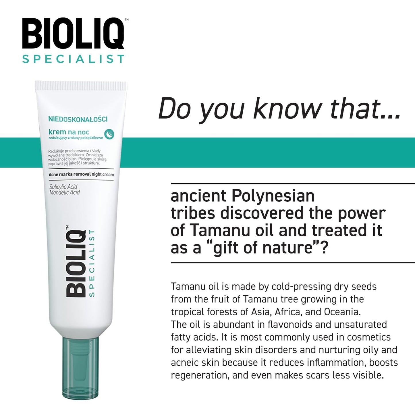 Bioliq - Specialist Acne Marks Removal Night Cream - 30ml