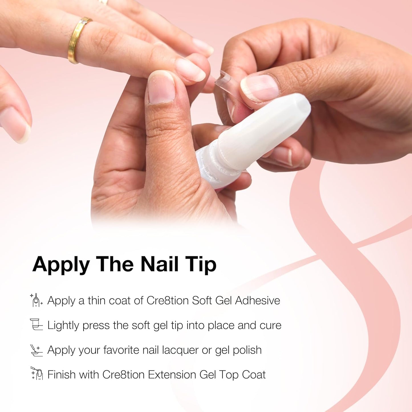 Soft Gel Nail Tips - Short Round Shape | 602 Tips in 14 Sizes (00-9) for Professional Nail Extensions