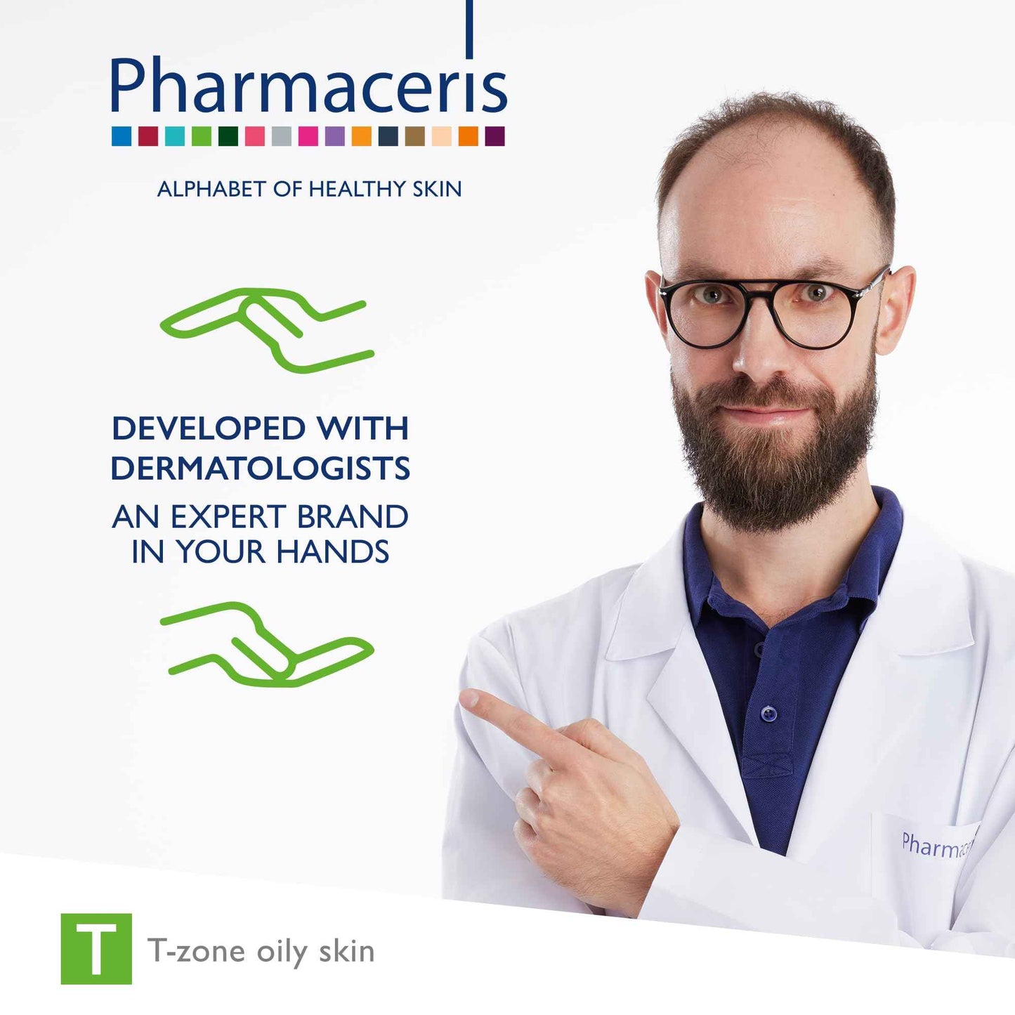 Pharmaceris Balancing Face Toner - Reduces Shine, Refreshes, Normalizes Oily & Sensitive Skin, Removes Sebum & Makeup, Helps Refine Pores, Gentle Alcohol-Free Astringent, Puri-SEBOTONIQUE, 6.76 fl oz