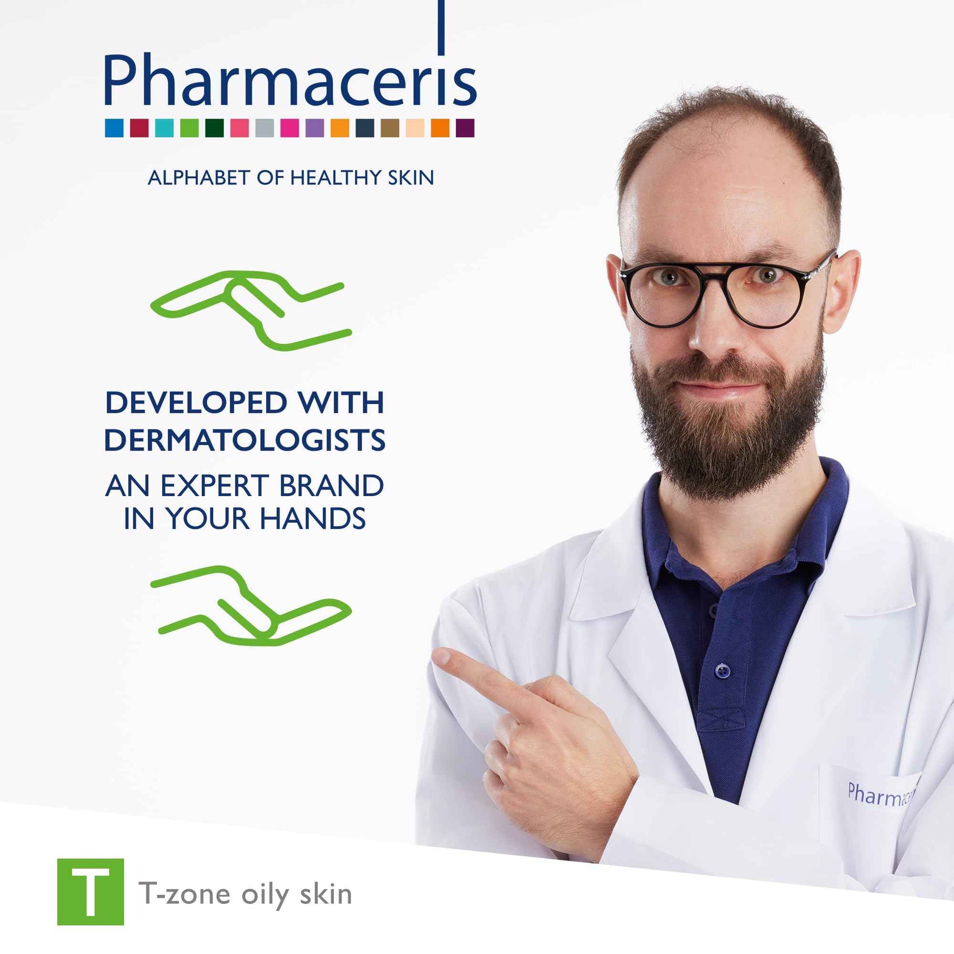 Pharmaceris Balancing Face Toner - Reduces Shine, Refreshes, Normalizes Oily & Sensitive Skin, Removes Sebum & Makeup, Helps Refine Pores, Gentle Alcohol-Free Astringent, Puri-SEBOTONIQUE, 6.76 fl oz