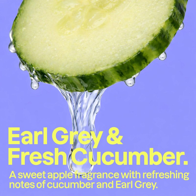 ATTITUDE Micellar Foaming Facial Cleanser, EWG Verified, Dermatologically Tested, Plant and Mineral-Based, Vegan, Earl Grey & Fresh Cucumber Scent, 5 Fl Oz