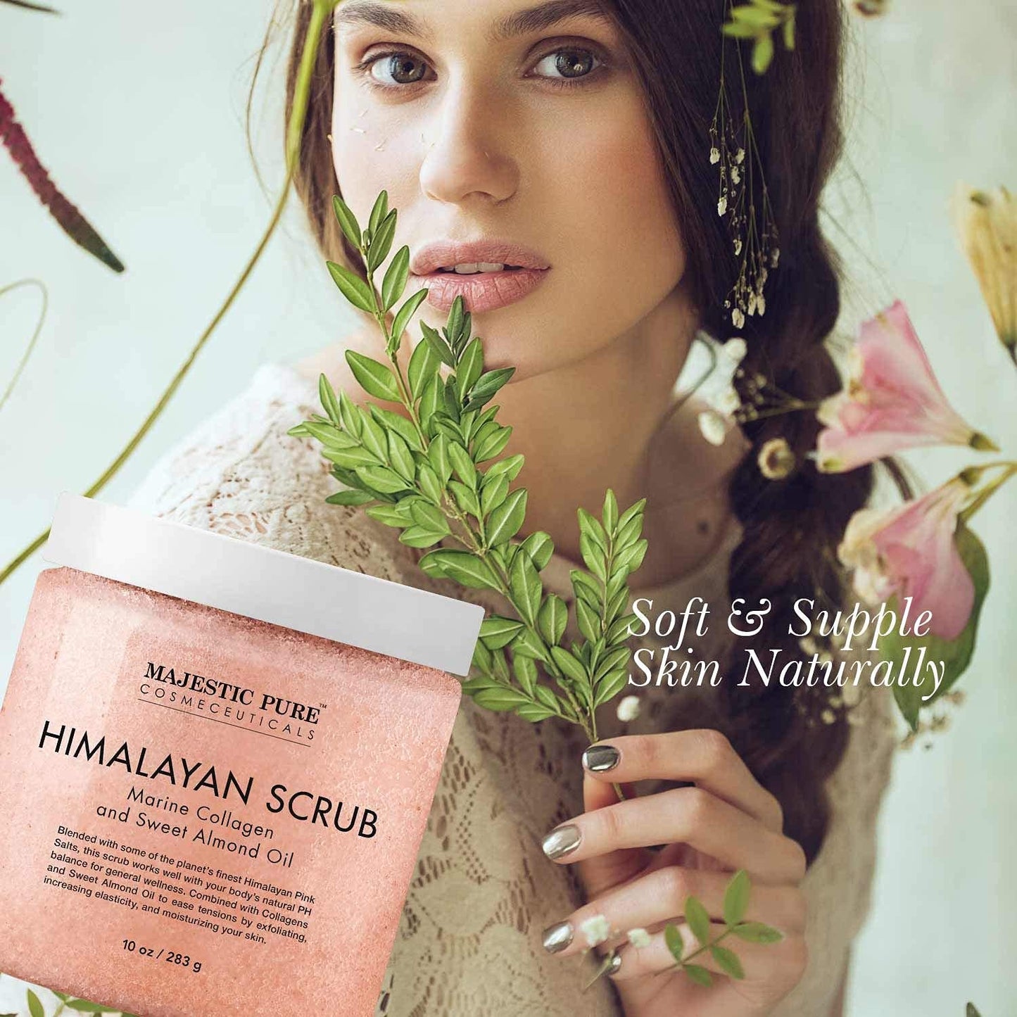 Himalayan Scrub with Collagen & Coconut Oil Bundle - 10 oz & 16 oz