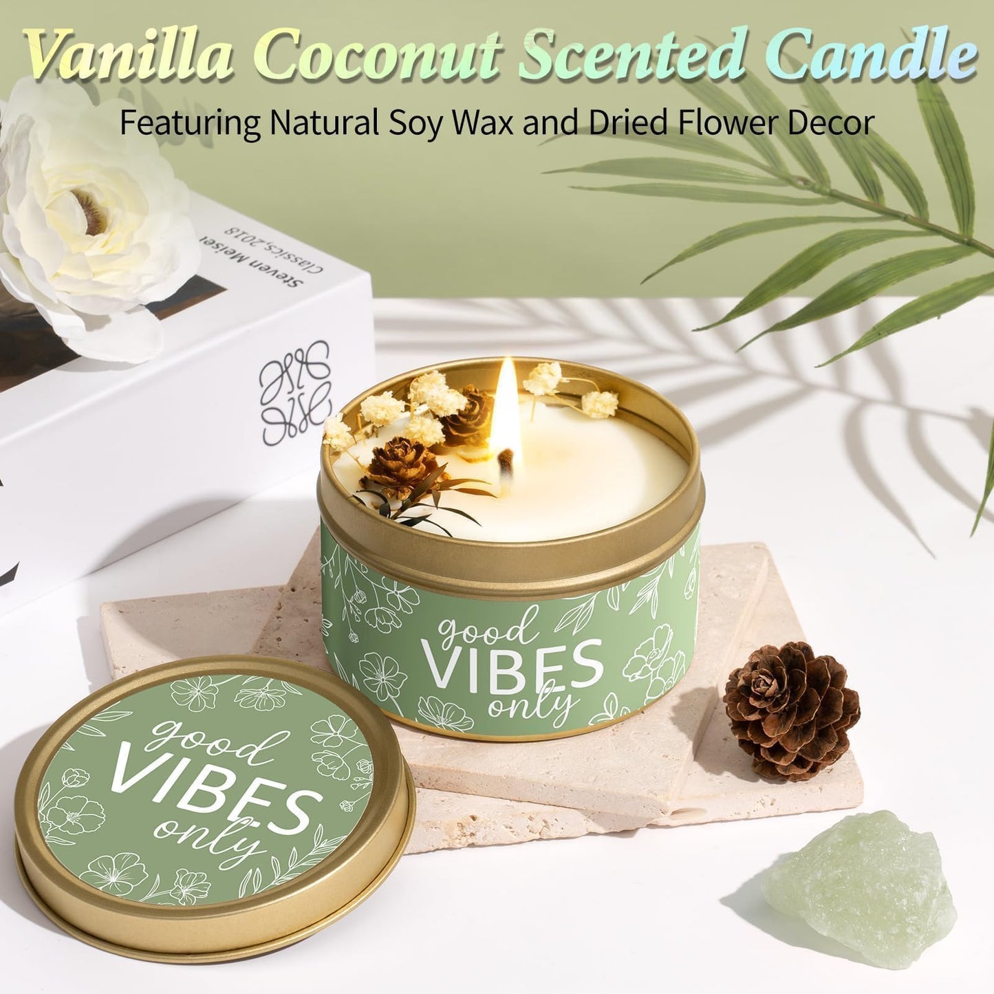 Spa Gifts for Women Bath Gift Set, Vanilla Coconut Spa Gift Baskets Home Bath Set Self Care Kit Care Package Thank You Birthday Mothers Day Easter Gifts for Women Mom Her Friends Sister Teen Girl Wife