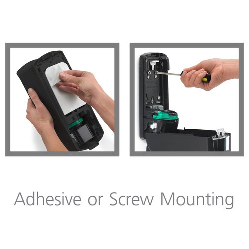 GOJO ADX-7 Push-Style Foam Hand Soap Dispenser, Chrome/Black, for 700 mL GOJO ADX-7 Foam Hand Soap Refills (Pack of 1) – 8788-06