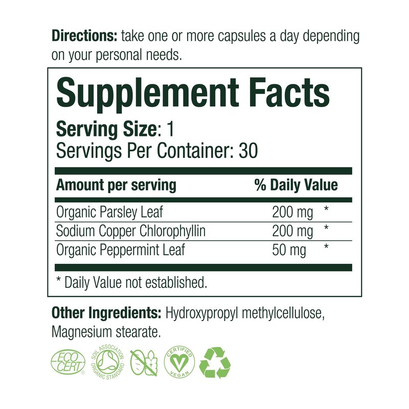 It Just Works Whole Body Natural Deodorizing Supplement for Full Freshness - Vegan & Organic Internal Deodorant for Underarms, Intimate Areas, and Private Parts, 30 Capsules