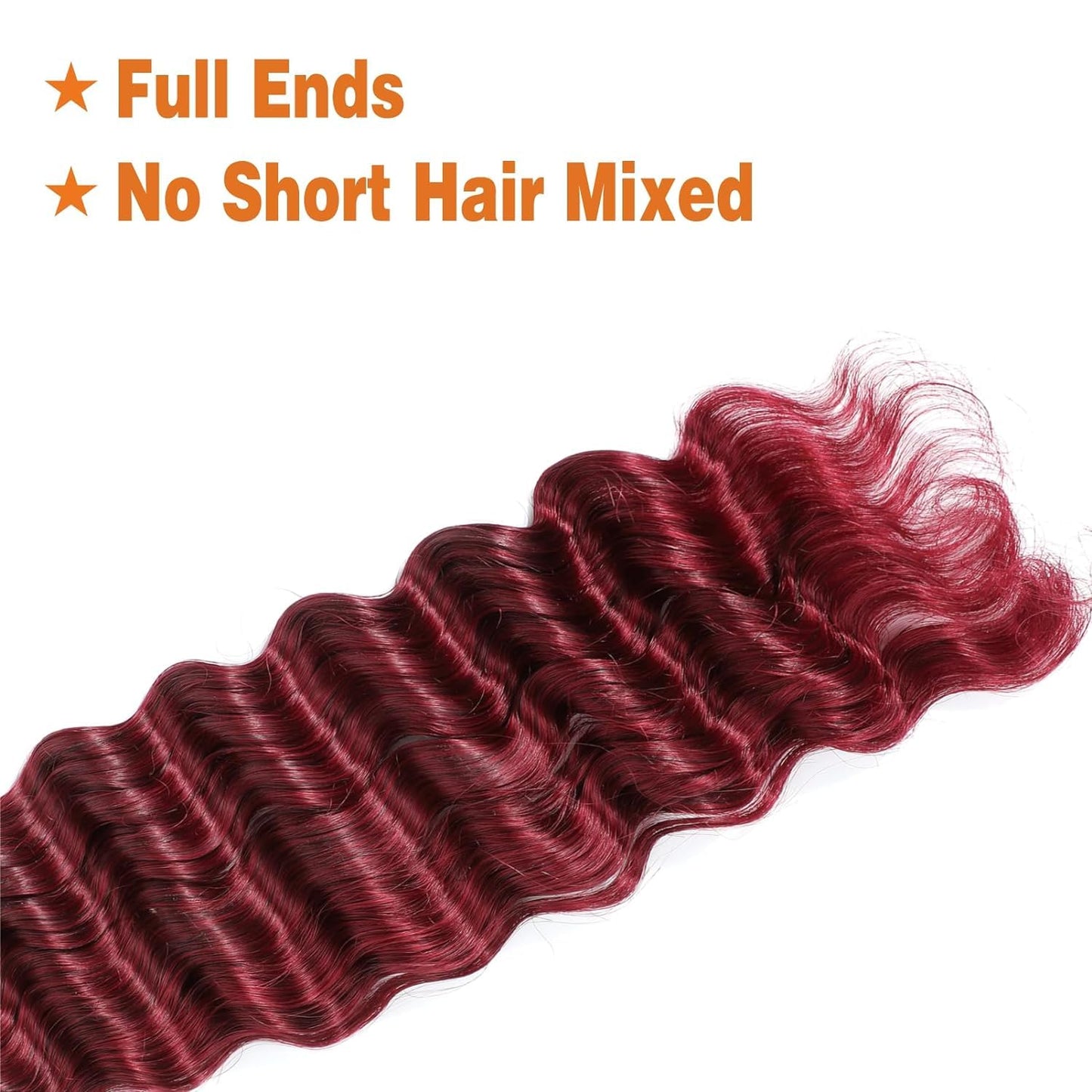 Xddnamei Curly Burgundy Human Braiding Hair 2 Bundles Total 100g 22 Inch 99J Burgundy Braiding Human Hair Brazilian Virgin Hair Bundles for Boho Braids