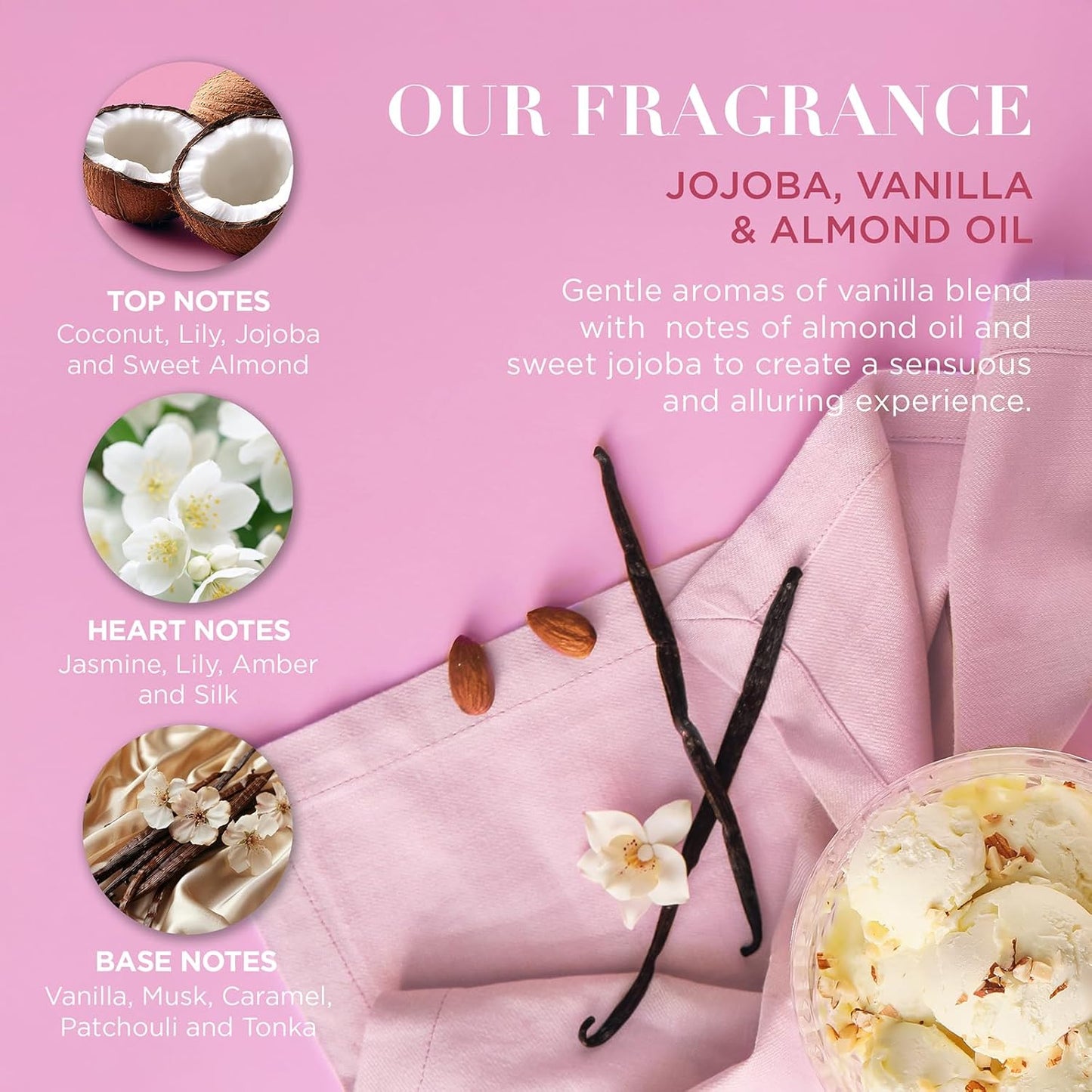 Baylis & Harding Luxury Pamper Gift Set - Jojoba, Vanilla & Almond Oil | Vegan Friendly