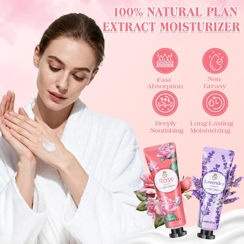 120 Pack Bulk Gifts For Women,Christmas Stocking Stuffers Gifts Set for Coworker,Mini Hand Cream Bulk, Lip Balm Set,Travel Size Hand Lotion,Thank You Gifts for Coworkers