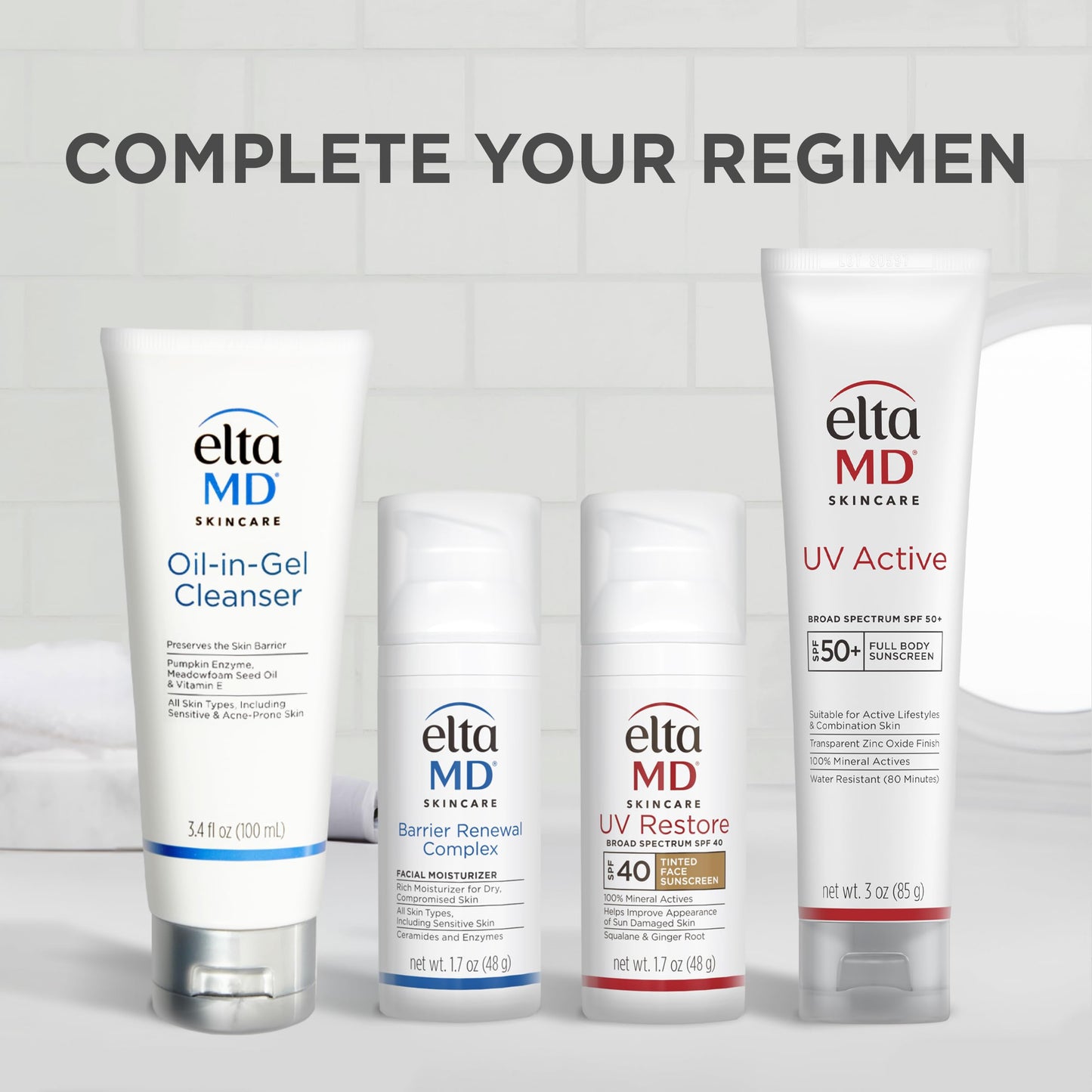 EltaMD UV Restore Tinted Sunscreen for Face SPF 40, Tinted Mineral Sunscreen for Sun Damaged Skin Repair Face, Anti Aging Zinc Oxide Moisturizer Formula, 1.7 oz