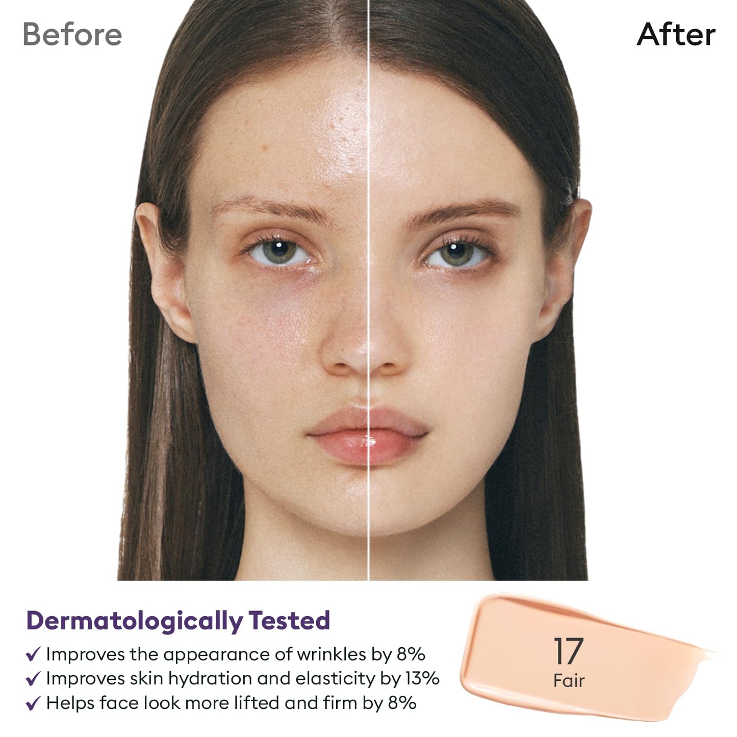MISSHA M Perfect Cover Serum BB Cream No.17 Fair- Fair with Cool Undertone, Skin Tint, Tinted Moisturizer, Skin Care Foundation Makeup, Korean Makeup,1.18 Fl oz