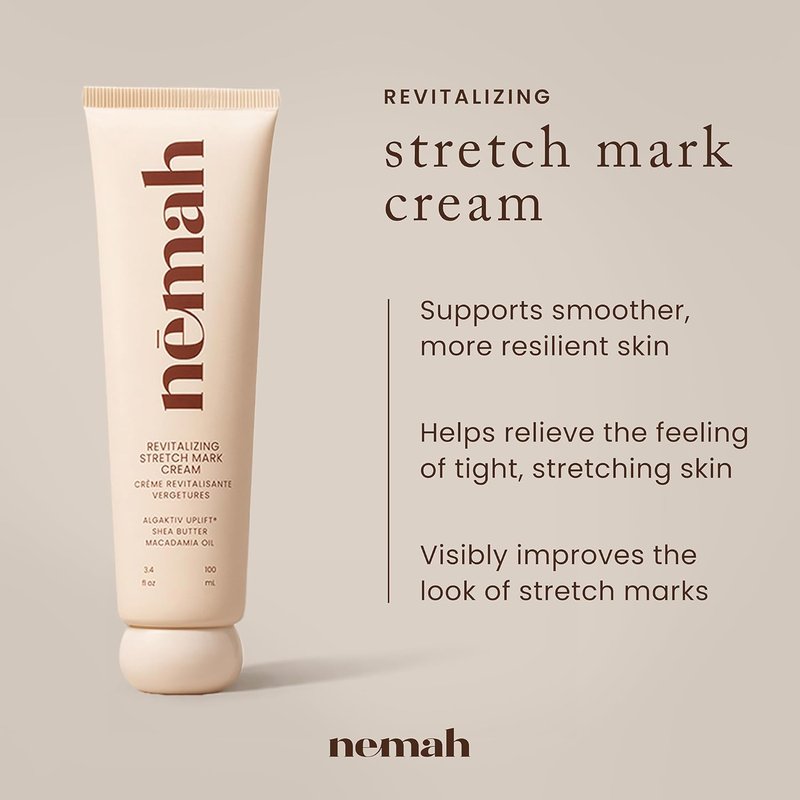 Stretch Mark Cream for Pregnancy - Moisturizing Belly Cream with Shea Butter & Macadamia Oil | 3.4 oz
