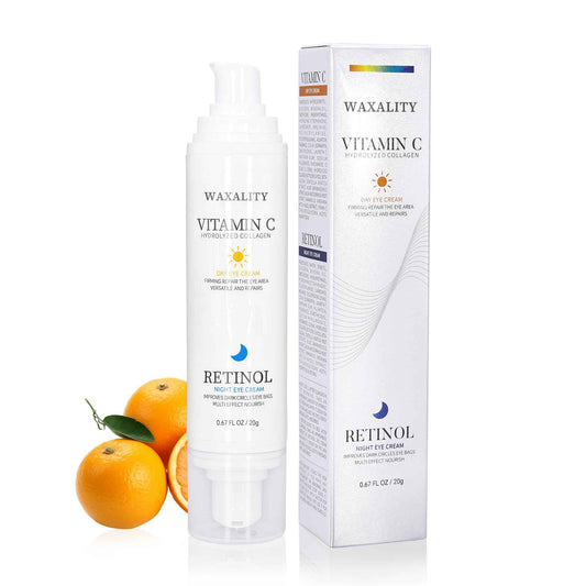 Under Eye Cream Dark Circles, Under Eye Skin Treatment Cream Reduces Puffiness, Fine Lines, Wrinkles and Eye Bags, Day & Night Brightening, Moisturizing & Firming Eye Serum with Vitamin C & Retinol