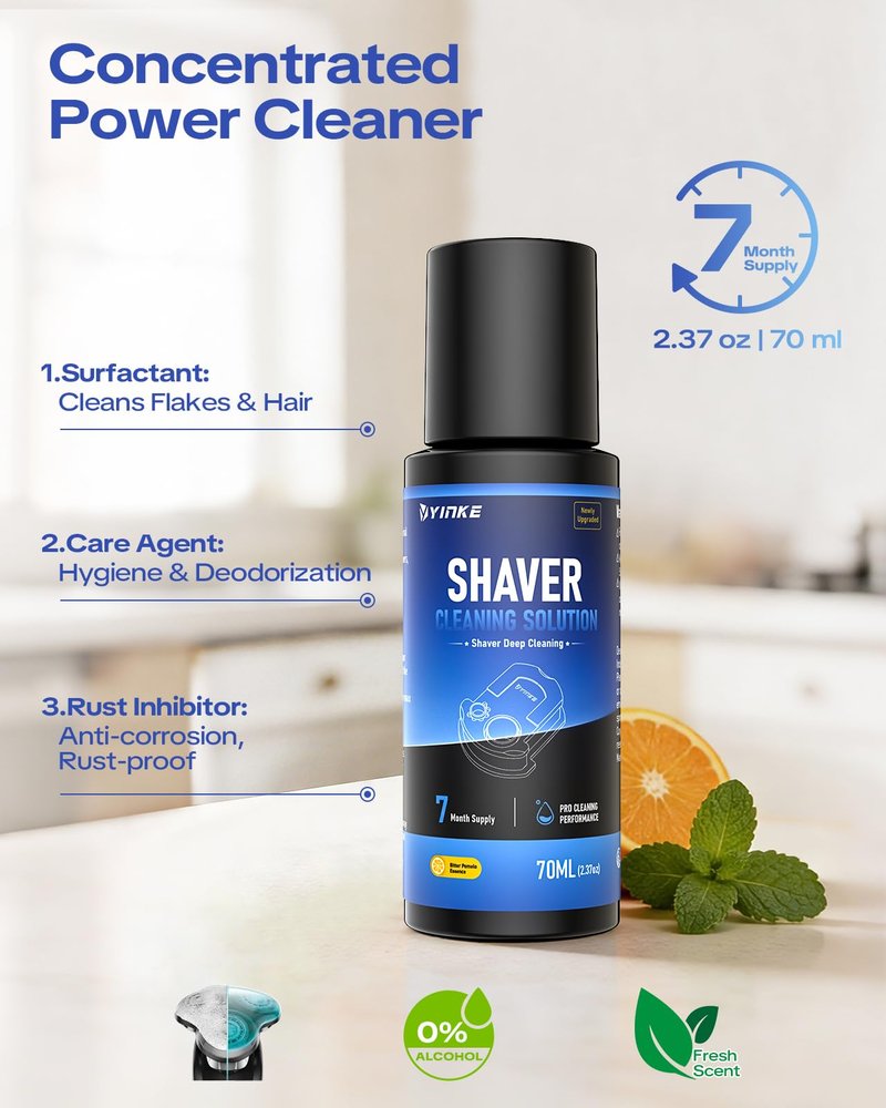 2026 New Reusable Cartridge with Refill 7 Month Supply Compatible with Braun Clean & Renew Refill Cartridge CCR, Shaver Cleaning & Care Kit with Gentle Hygienic Protection, Eco-Friendly