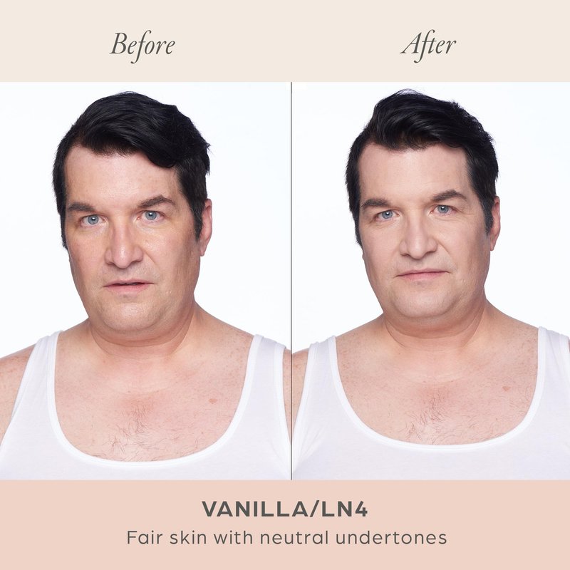 PÜR MINERALS 4-in-1 Love Your Selfie Foundation & Concealer - Longwear Full Coverage Liquid Makeup Foundation with Hydrating Blend for Refined-Looking, Natural Beauty Glow, Skin Texture & Tone