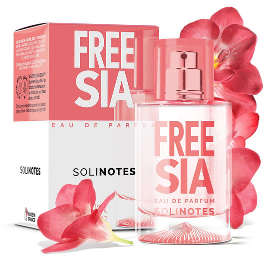 Solinotes Freesia Eau de Parfum, Pear & Jasmine, for Women & Men, 1.7 Fl Oz