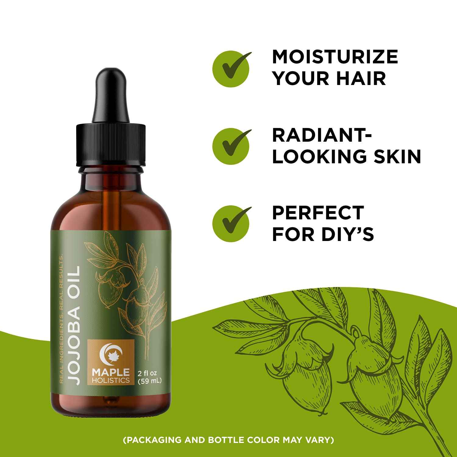 Pure Cold Pressed Grapeseed and Jojoba Oil Bundle - Hydrating Seed Oil for Hair, Skin, and Nails with Carrier Oil for Mixing Essential Oils