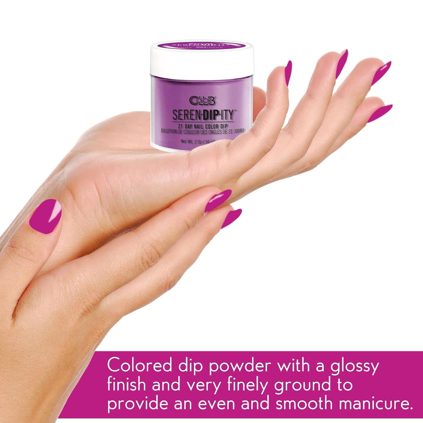 Color Club Dip Color Powder - Mrs. Robinson Serendipity Neon | 2 Ounces