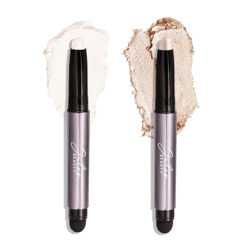 Julep Crème-to-Powder Eyeshadow Stick Duo - Pearl Shimmer & Snowfall Matte