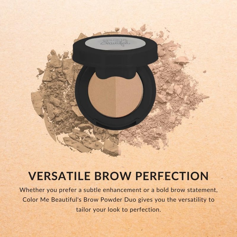 Color Me Beautiful Brow Powder Duo (Coffee Bean)