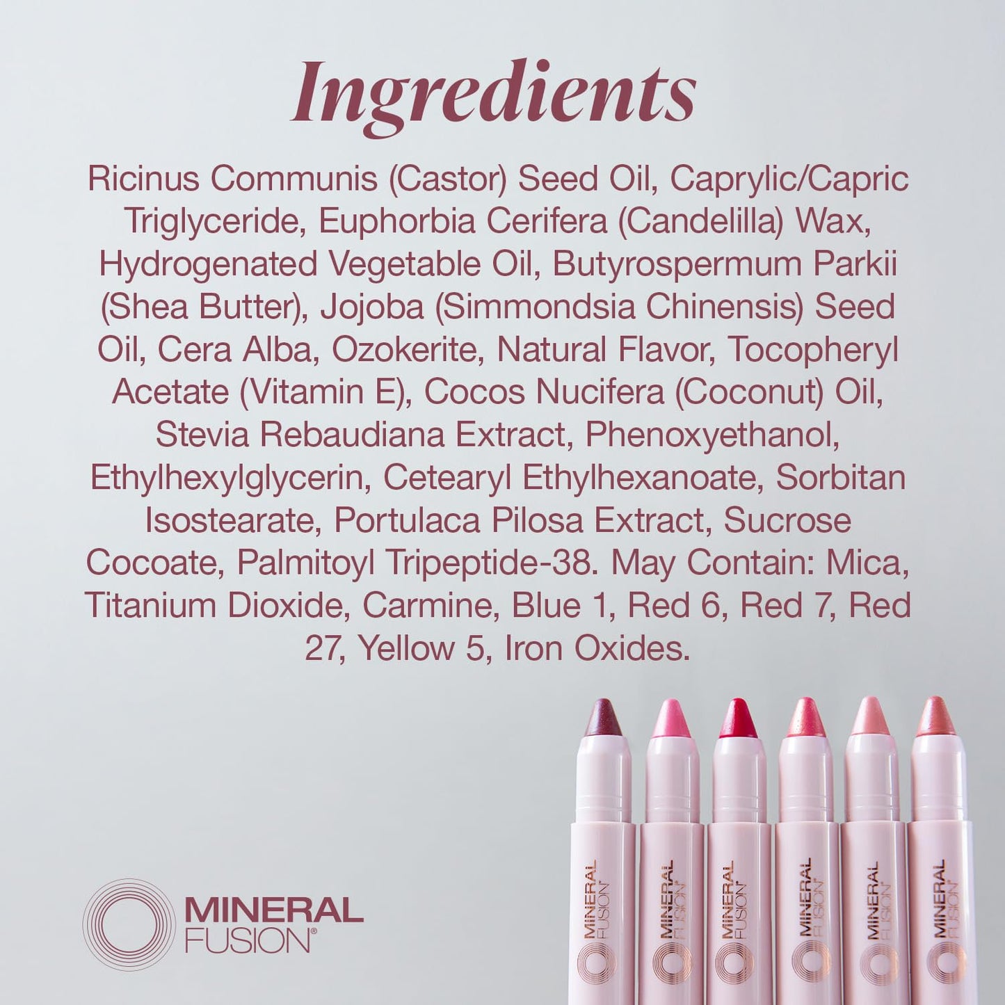 Mineral Fusion Sheer Moisture Lip Tint, Glisten, 0.1 Ounce (Packaging May Vary)