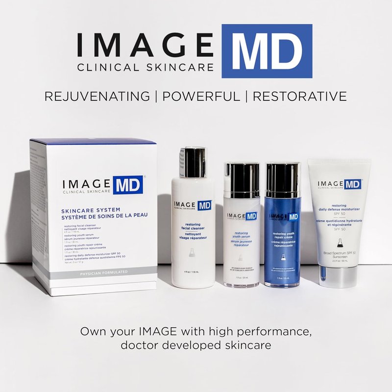 IMAGE Skincare MD Youth Restoring Face Serum - Vitamin C & Hyaluronic Acid | 1 Fl Oz