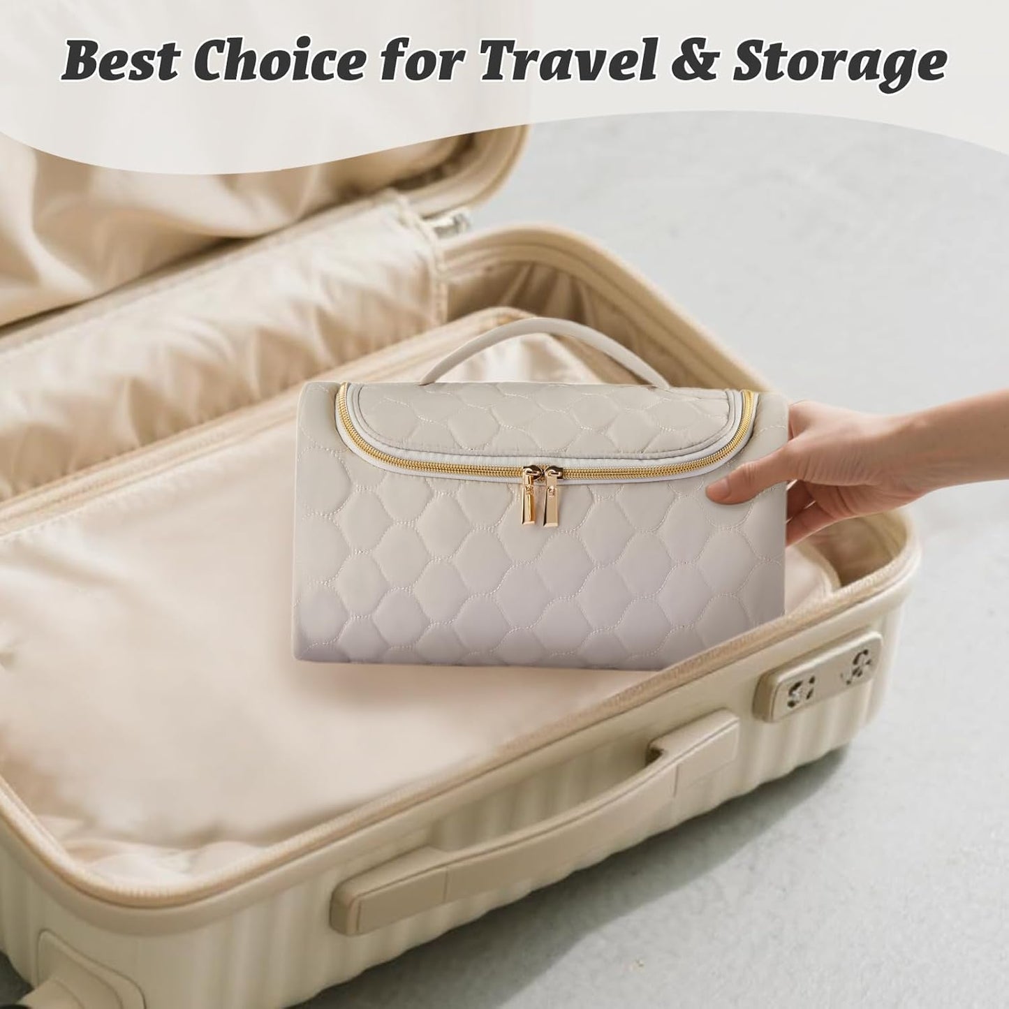 Shark Flex Style Travel Case - Portable Hair Dryer Organizer with Padded Storage & Hanging Hook | Fits All Models