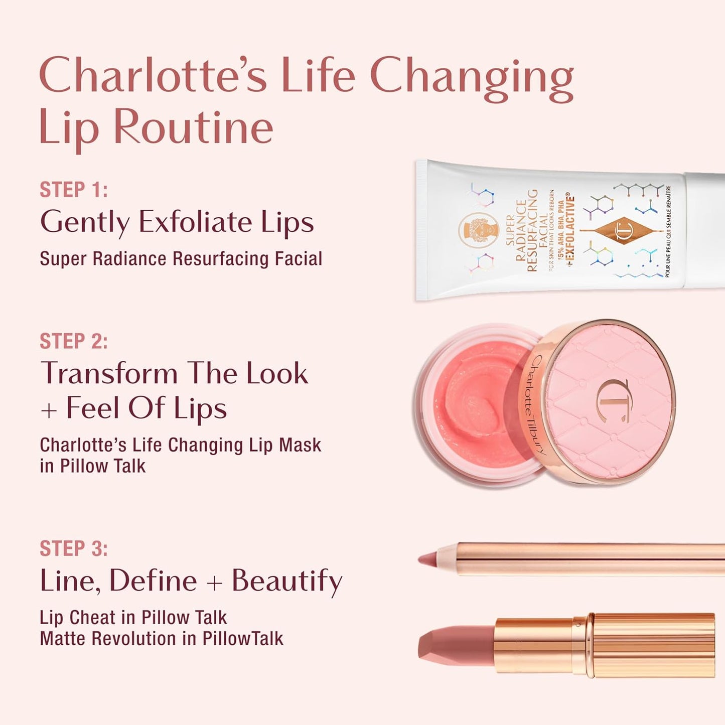 Charlotte Tilbury Lip Cheat Liner - Define Your Lips with Jojoba Oil & Hyaluronic Acid - Waterproof & Smudge-Proof
