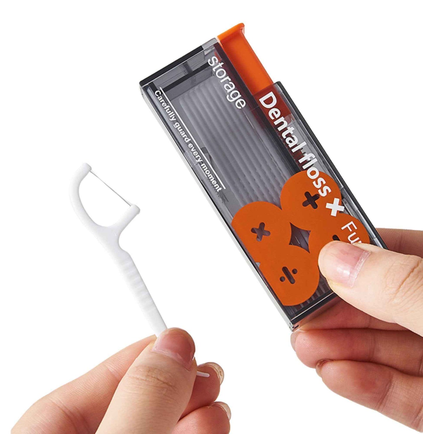 3 PCs and 3 Colors Family Pack Refillable Floss Pick Dispenser & Floss Pick Holder - with 30 Floss Picks, Perfectly Cool Dental Floss Dispenser for a Fresh Smile