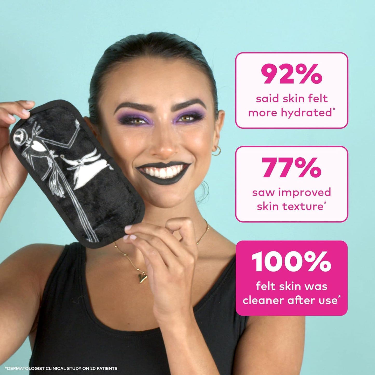 MakeUp Eraser Mini PRO 5-Pack | Effortlessly Remove All Makeup With Just Water - Includes Waterproof Mascara & More!