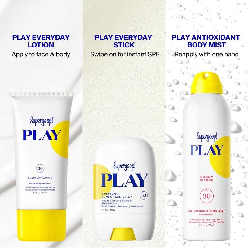 Supergoop! Antioxidant-Infused Sunscreen Mist with Vitamin C SPF 30, 6 Fl Oz
