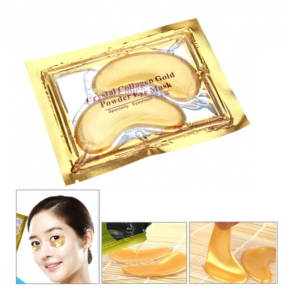 AICHUN BEAUTY 100 Pairs 24K Gold Collagen Eye Mask Anti-Aging