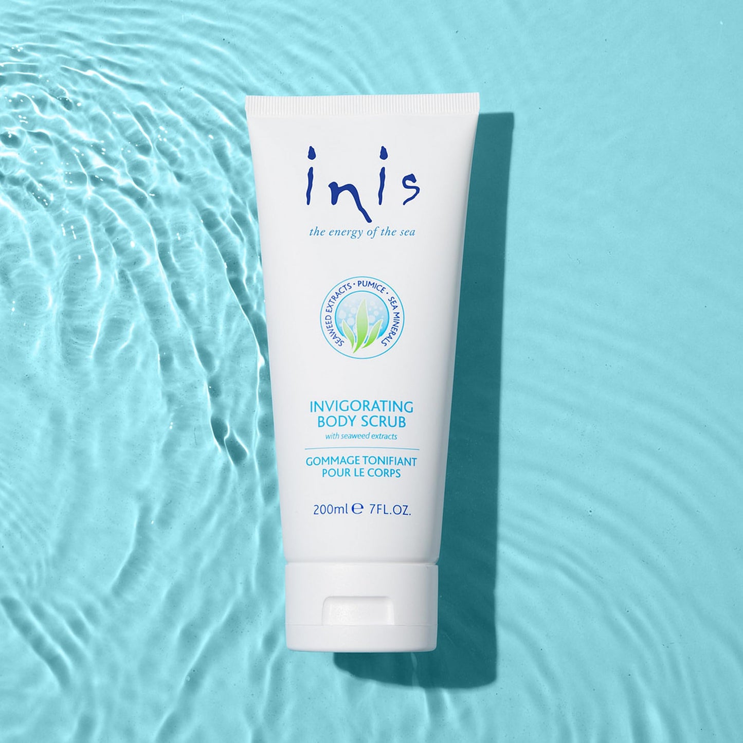 Inis the Energy of the Sea - Scented Body Scrub for Women and Men, Exfoliating Scrub with Irish Moss, Pumice and Sea Minerals, Moisturizing Body Polish for Soft Smooth Skin, 7 oz