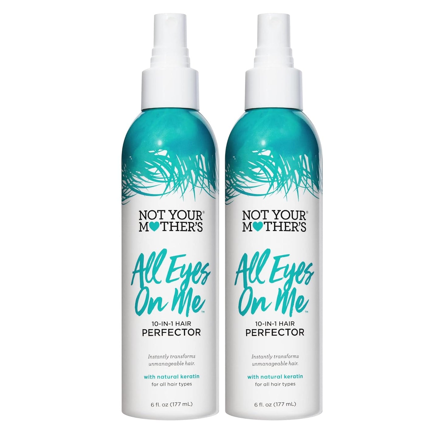 Not Your Mother's | 10-in-1 Hair Perfector Spray - Heat Protectant, Moisturizing Detangler & Frizz Control - 6 fl oz (2-Pack)