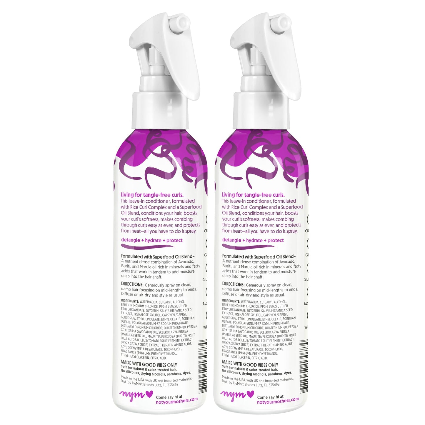 Not Your Mother's Curl Talk Leave-In Conditioner - (2-Pack) 6 fl oz - Formulated with Rice Curl Complex - For All Curly Hair Types