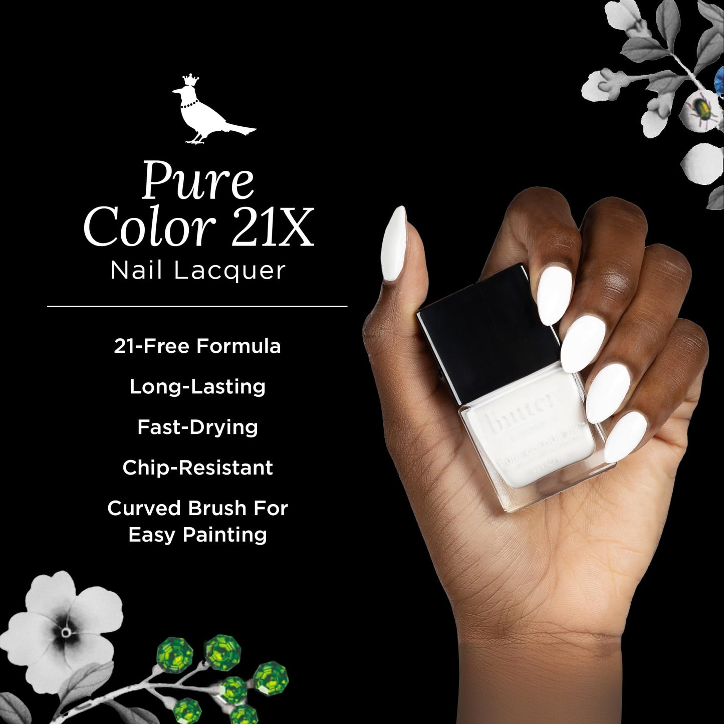 butter LONDON PC21X Nail Lacquer Polish, Cotton Buds - Fast-Drying, Long Lasting Gel-Like Finish & Chip-Resistant Nail Lacquer Helps Protects & Strengthens Nails - Vegan & Cruelty-Free