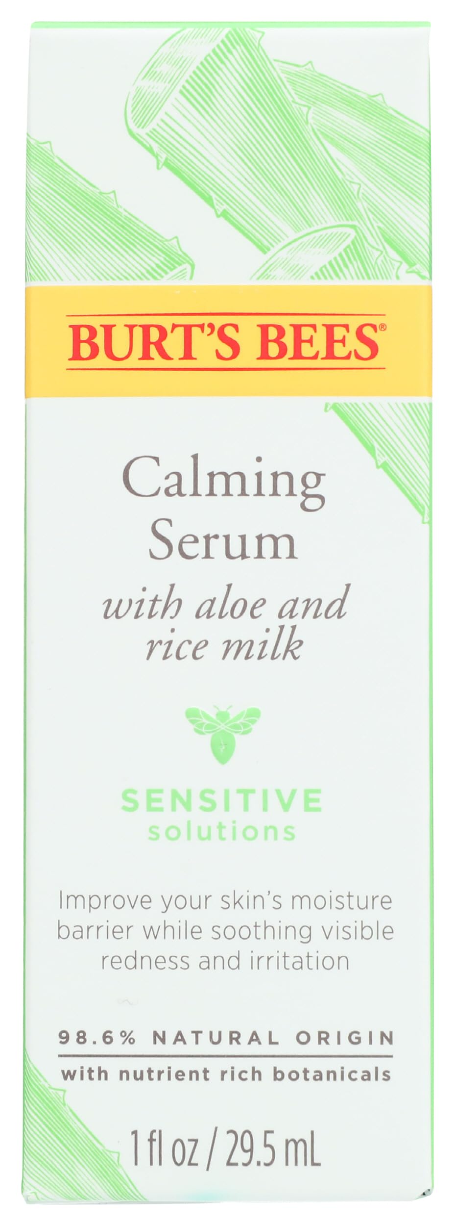Burts Bees Sensitive Anti Redness Calming Serum, 1 FZ