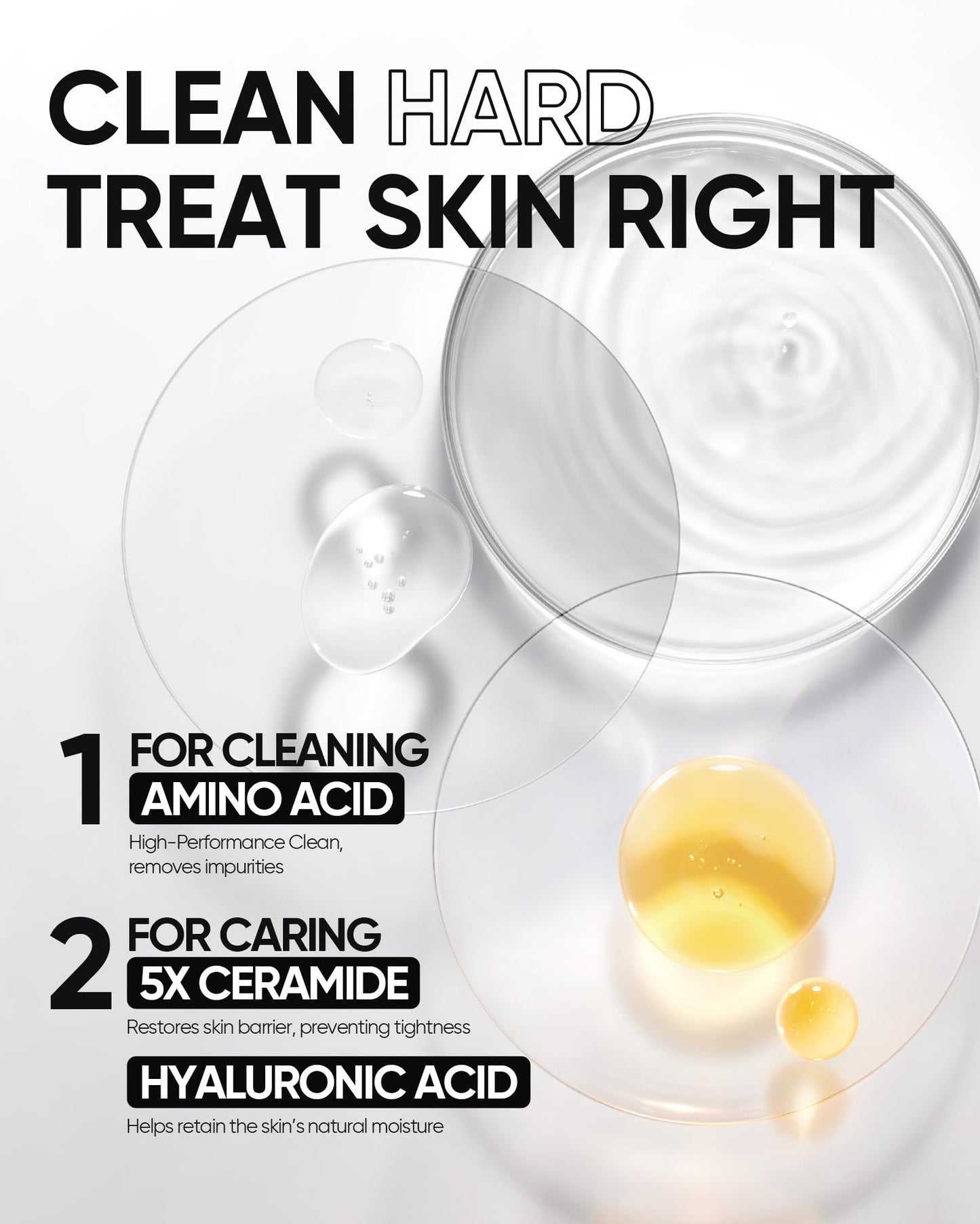 SKINTIFIC 5X Ceramide Low pH Facial Cleanser, Gentle Hydrating Face Wash with Hyaluronic Acid, Daily Face Wash for Dry to Normal Skin, Sensitive Skin Tested, Not Tight, Fragrance Free