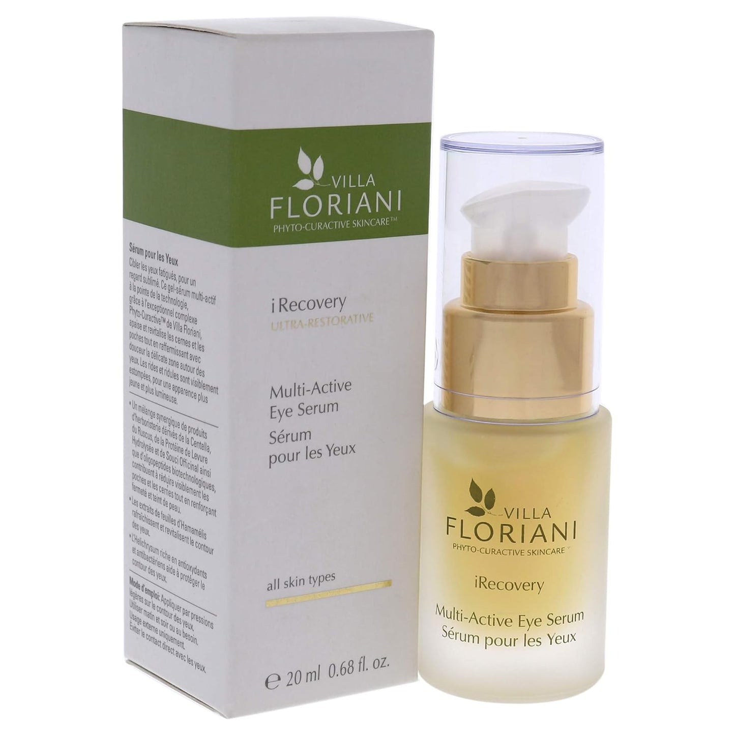 Villa Floriani Multi-Active Eye Serum - Unisex Anti-Aging Formula | 0.68 oz