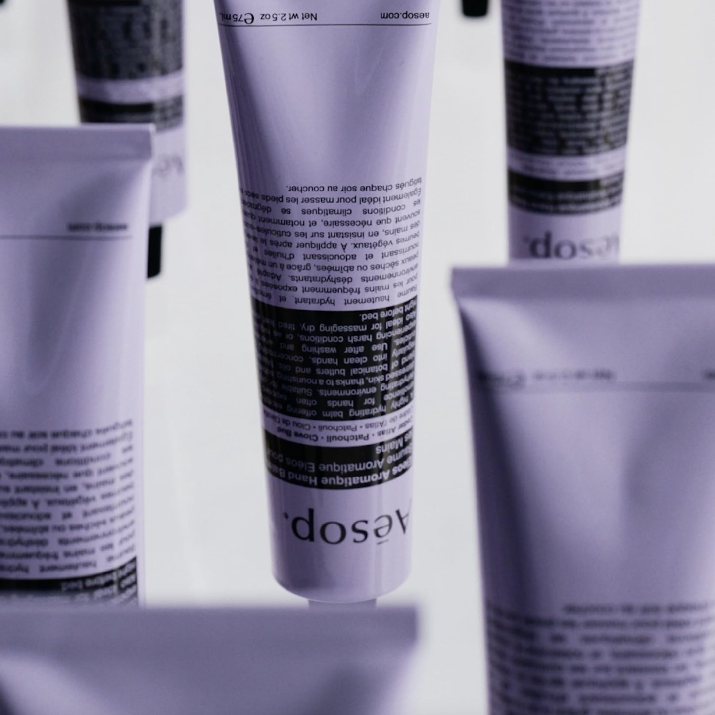 Aesop Eleos Aromatique Hand Balm (Pack of 2) | Hydrating Balm with Skin Softening Botanical Butters and Oils | For Dry Hands | 2.4 oz
