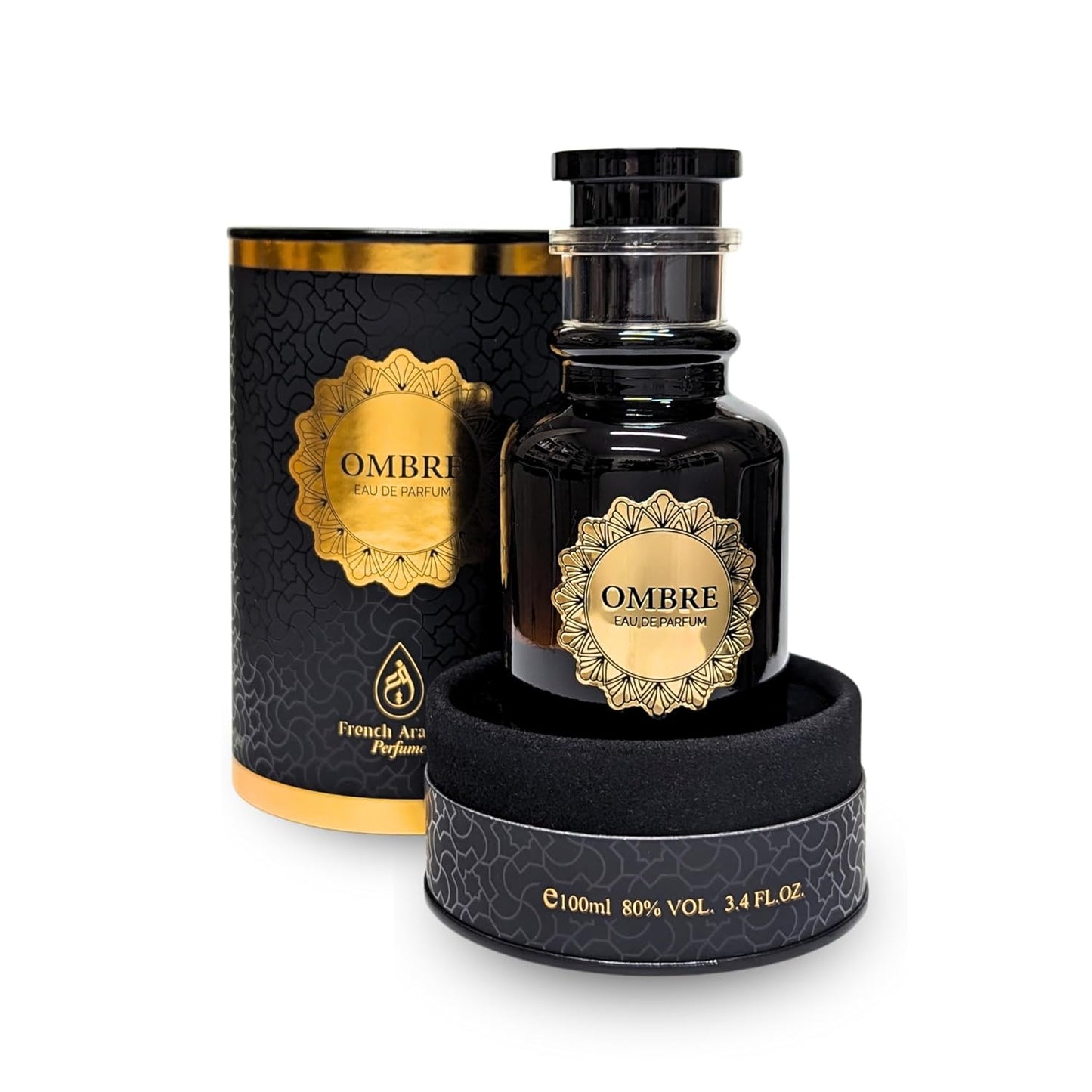 French Arabian Perfumes Ombre EDP - 100 ML Oud Wood Fragrance for a Desert-Inspired Journey