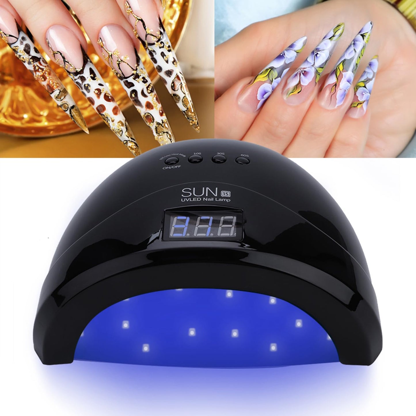 48W LED Nail Dryer for Gel Polish Curing Lamp Manicure Pedicure Machine with US Plug #02