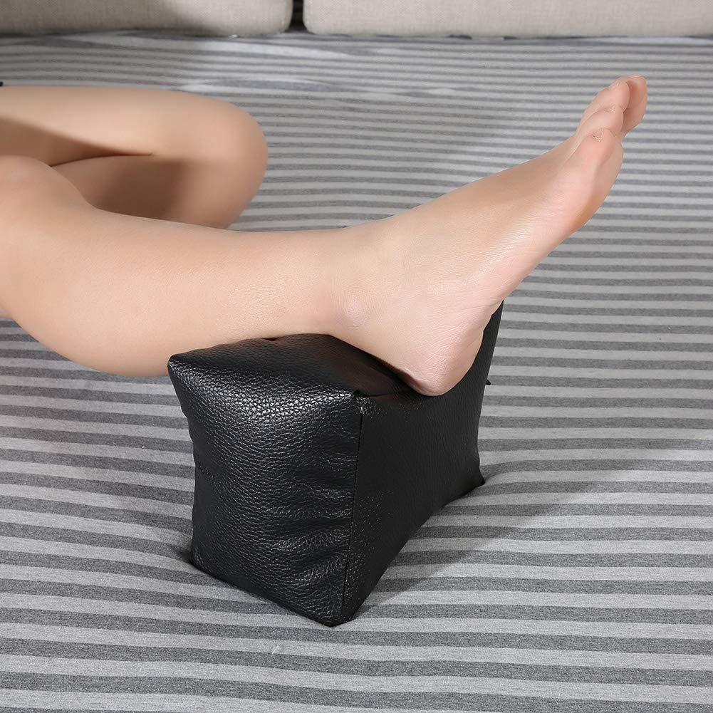Hand Rest Pillow,Pedicure Foot Rest PU Nail Art Table Hand & Foot Pillow with Soft Fillings for Arm Rest Salon Manicure(Black)